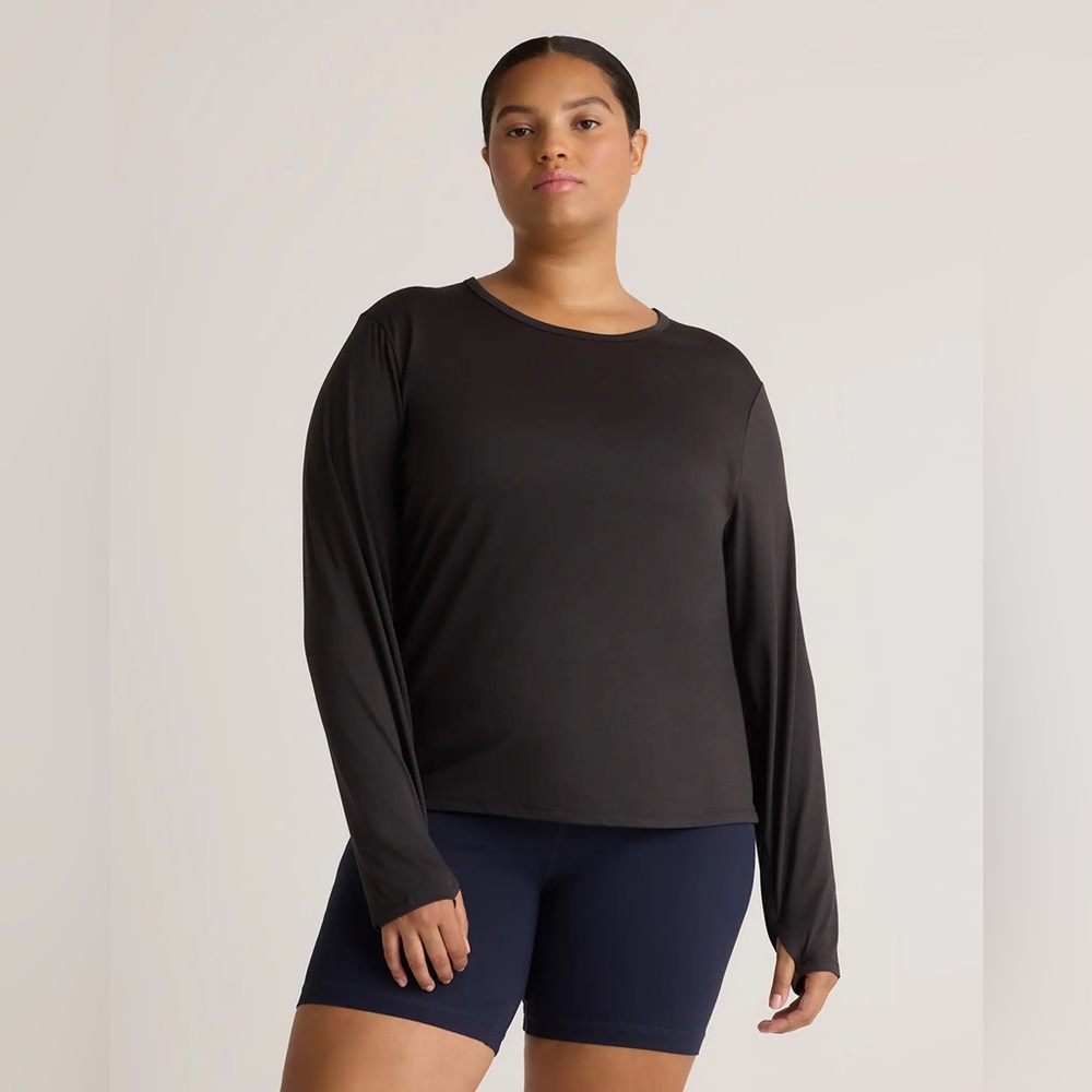 Quince Flowknit Breeze Long Sleeve Top
